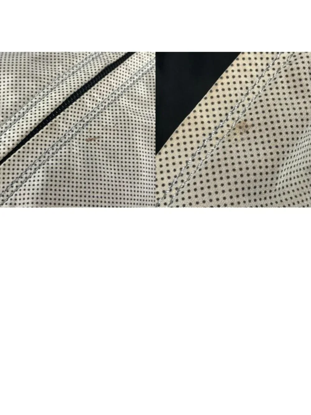 Chanel Boston Bag Logo Nylon Gray